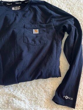 Carhartt Black Relaxed Fit Long Sleeve Tee